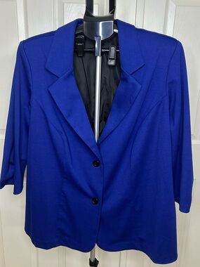 Dress Barn Cobalt Blue Women's Blazer Jacket